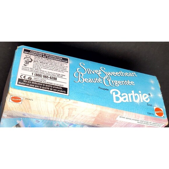 Silver Sweetheart Barbie 1994 Sears Exclusive Limited #12410 Damaged Box Collect - Picture 11 of 13